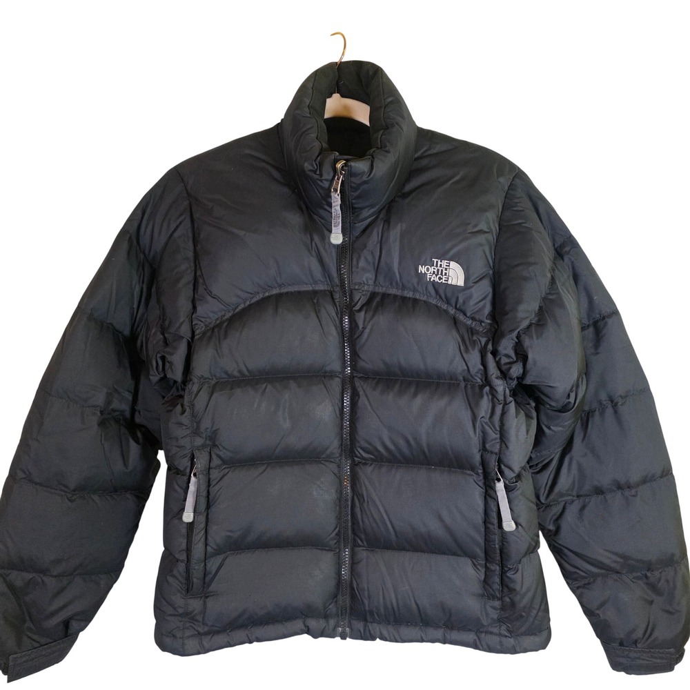 The North Face Women's XS Black 700 Fill 1996 Style Nuptse Puffer‎ Y2K Vintage